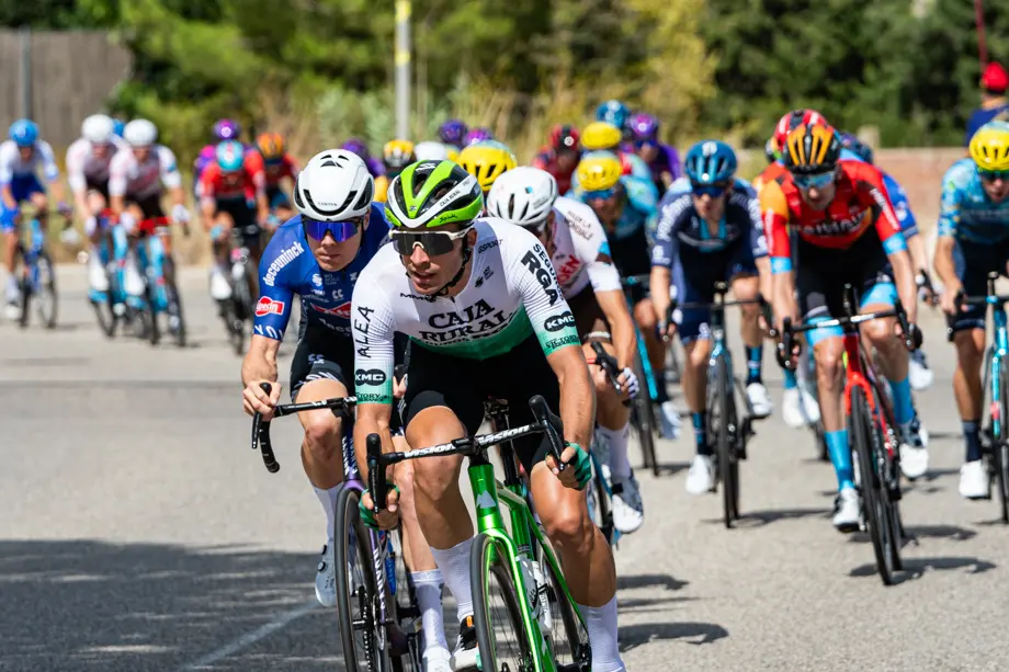 La quarta etapa de La Vuelta al seu pas per Tàrrega - Foto: Jordi Vinuesa