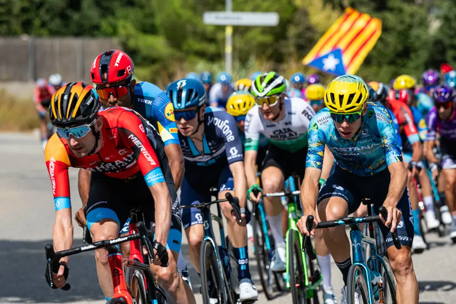 La quarta etapa de La Vuelta al seu pas per Tàrrega - Foto: Jordi Vinuesa