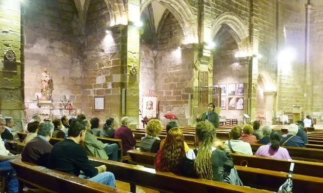 Joan Yeguas en una de les intervencions a la Jornada de Patrimoni.