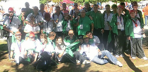 Els esportistes d&#39;ACUDAM participants en els Special Olympics.
