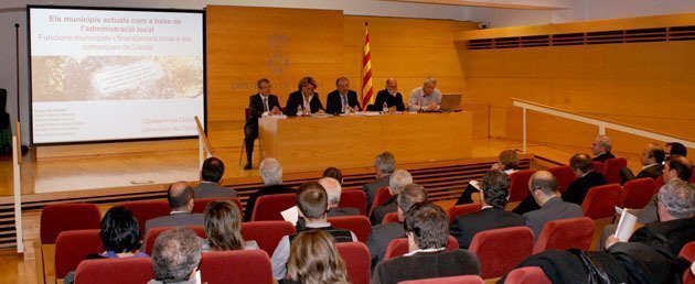 Acte de presentació de l&#39;estudi elaborat per la Universitat de Lleida.