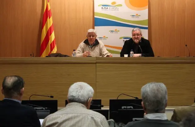 El president del Consell Comarcal Francesc Fabregat va presidir l&#39;acte.