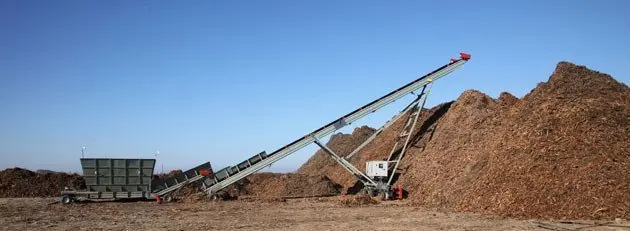 El material que la companyia processa en la finca del Palau d&#39;Anglesola. 