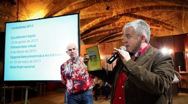 Marius Serra i Oriol Comas van presentar la proposta cultural.