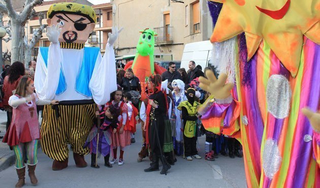 Golmés va celebrar el carnaval amb una Gran Rua.