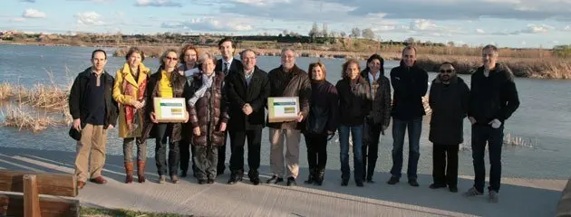 El docents que han participat el la confecció de la maleta pedagógica.