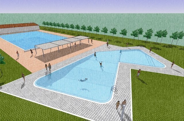 La nova piscina s&#39;ubicarà al costat de l&#39;actual