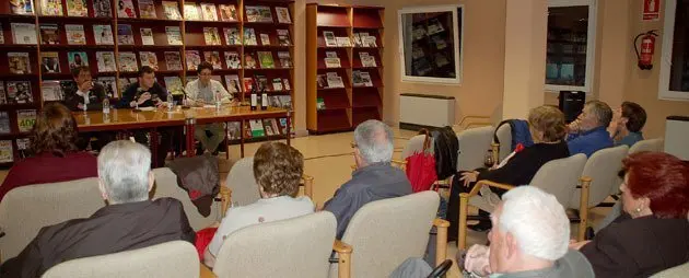 El professor Oriol Izquierdo,  i l’enòleg de Castell del Remei, Sergi Esteba. 