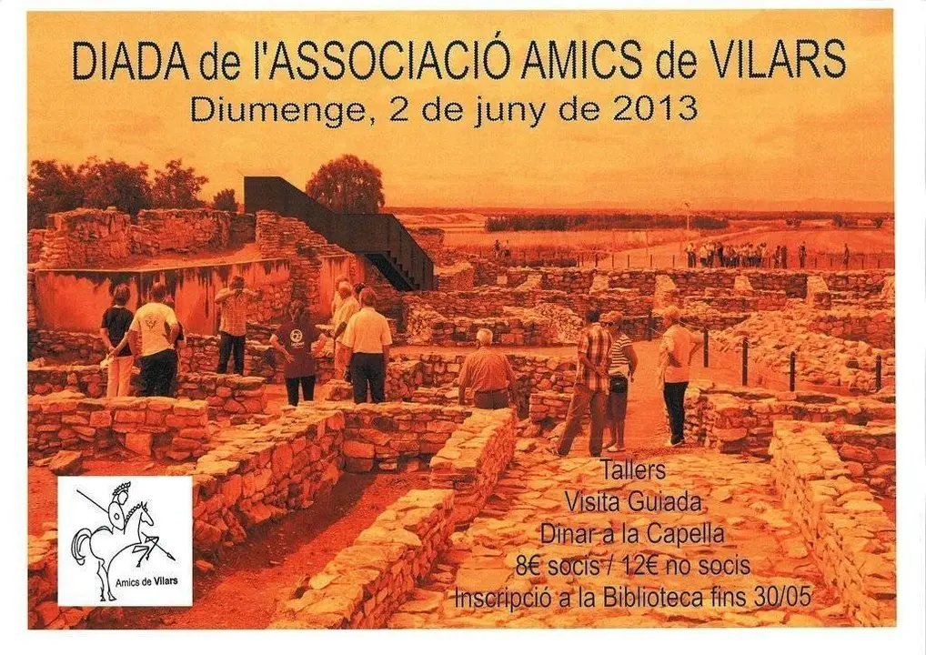 Cartell informatiu de la Diada de l&#39;Associació Amics de Vilars