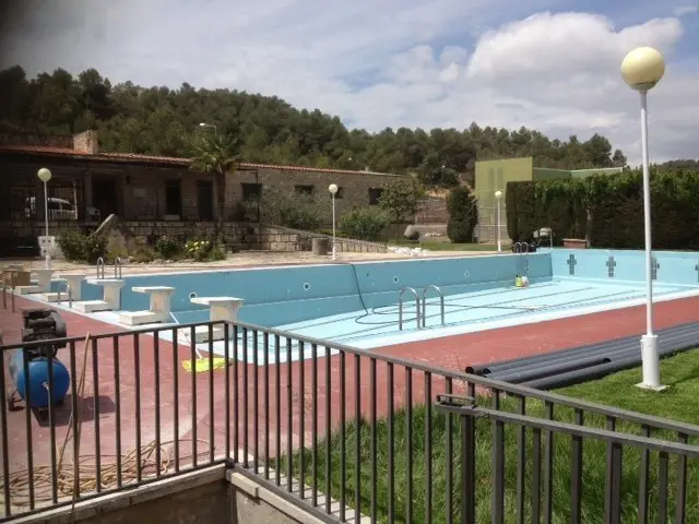 Els primers treballs que s&#39;han dut a terme a les piscines