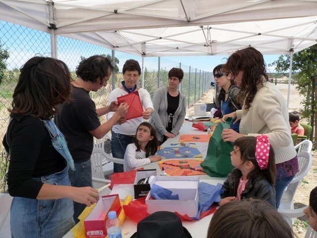 Els visitants més joves van participar en els tallers