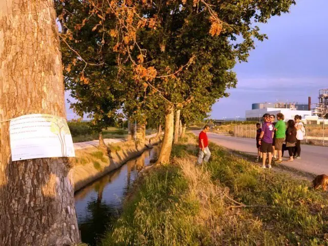 L&#39;acte reivindicatiu va convocar els assistents a la Banqueta del canal d&#39;Urgell