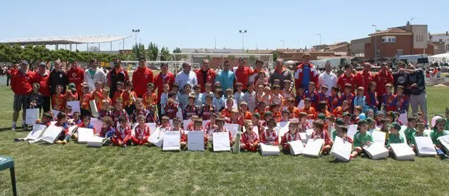 Imatge dels participants en el I Torneig Modesto Reñé de Fondarella,