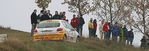 Imatge de la passada edició del Ral·li Pla d&#39;Urgell al Circuit de la Serra.