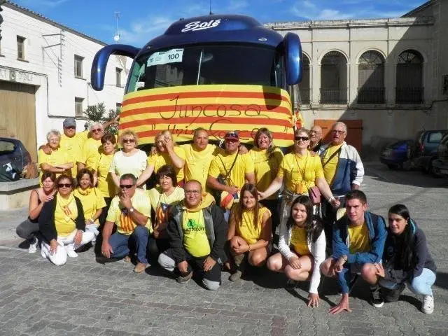 Els veïns de Juncosa també es van apuntar a la Via Catalana