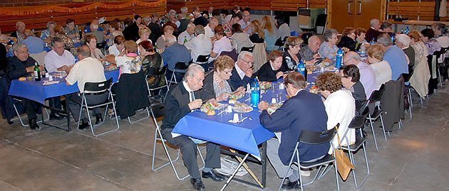 Els Jubilats de Sidamon van organitzar un dinar amb motiu de la seva diada.