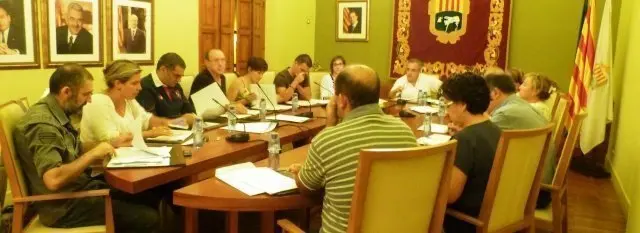 Ple municipal celebrat el passat setembre a l&#39;Ajuntament de les Borges