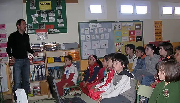 Activitats de medi ambient en l&#39;escola l&#39;Estel de Castellnou de Seana.