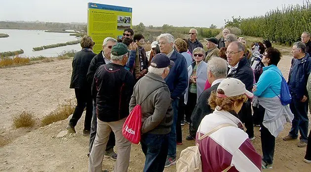 Els participants van poder conèixer la flora i fauna de l&#39;Estany d&#39;Ivars i Vila-sana.