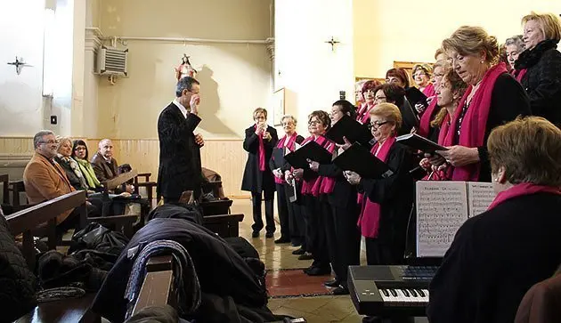 Concert de Nadal als  Arcs de la Coral Veus del Pla.