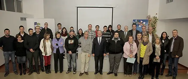 Els participants en el darrer cicle de tallers de la Incubadora d&#39;Empreses de Bell-lloc.