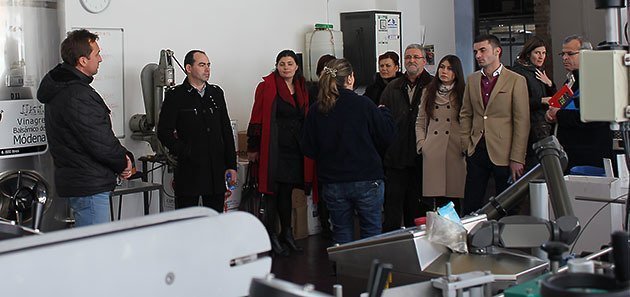 Visita d&#39;una delegació de Rumania a una empresa del programa Leader al Pla d&#39;Urgell