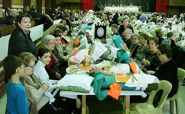 La Sala Recreativa va acollir la Trobada de Puntaires de Torregrossa. 