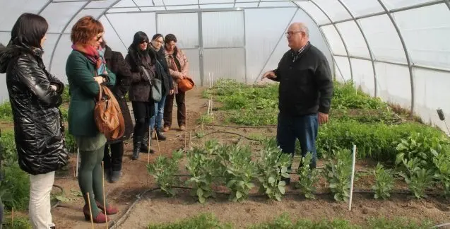 Visita impulsors PEE a les instal·lacions Escola de Capacitació Agrària