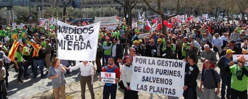 Manifestación por un sector porcino sostenible vista2