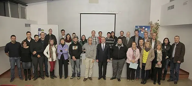 Jornada de clausura i participants en les jornades de l'IDA de Bell-lloc.