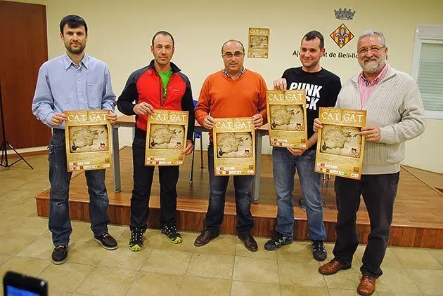 David Folguera, Àlex Mases, Ramon Cónsola i Francesc Fabregat presenten la CatiGat 2014.