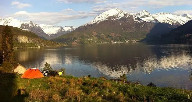 Imatges dels paisatges dels primers quilometres de Marc Tugues per terres noruegues.