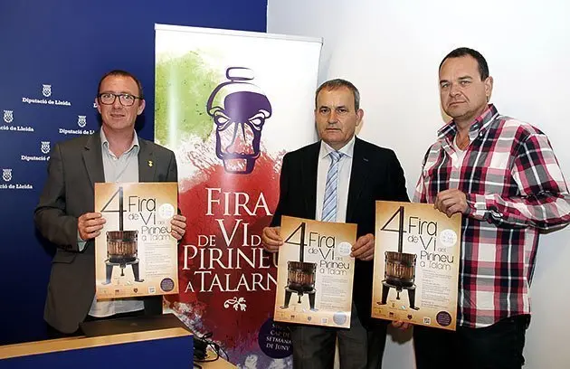 Acte de presentació de la Fira del Vi del Pirineu de Talarn.