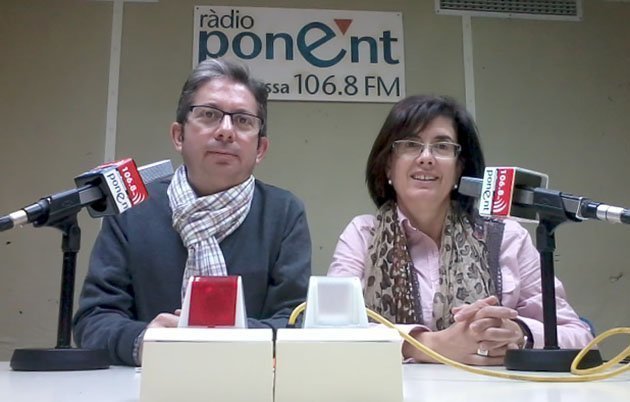 Montserrat Serret i Joaquim Fabrés, condueixen i editen el programa de Sardanes.
