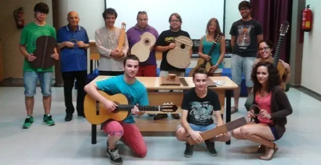 Classe amb luthier del II Curs de guitarra