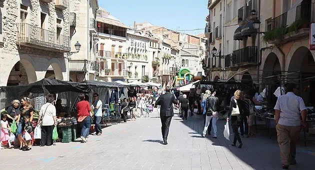 Mercat de Les Rebaixes Borges Blanques, organitzat per l&#39;Agrupació de Comerciants.