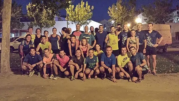 Els participants en els entrenaments per la Marató de Mollerussa.