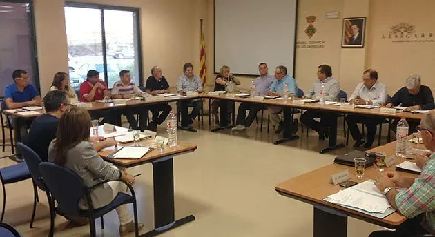 Ple del Consell Comarcal Garrigues en suport de la consulta 9N.