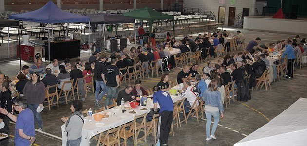 El dinar que va tenir lloc en Festa de la cervesa Linyola.