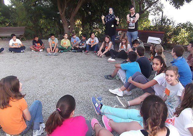 Activitats dels participants en la trobada del CNIAC que es va celebrar a Cabrera de Mar.