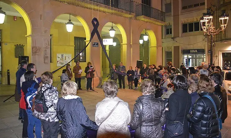 Dia Internacional per a l&#39;eliminació de la violència envers les dones a Mollerussa.