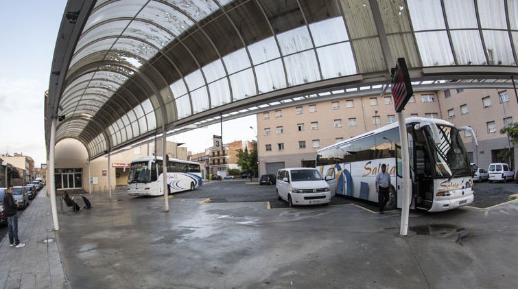 Imatge de l&#39;estació d&#39;Autobusos de Mollerussa.
