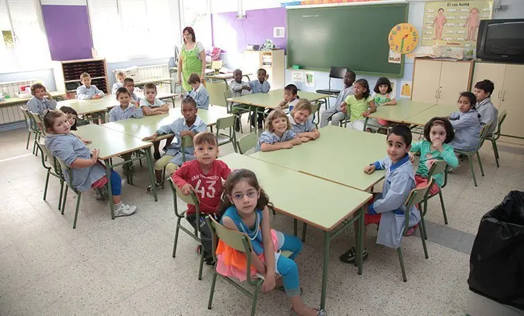 Alumnes de l&#39;escola Ignasi Peraire de Mollerussa.