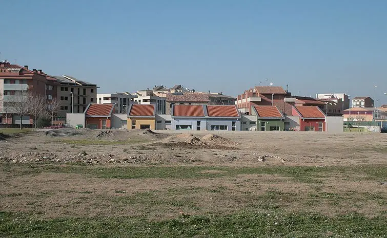 Finca en la que està previs ubicar els horts urbans a Mollerussa.