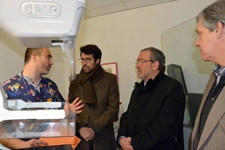 Joan Reñé visita l&#39;Hospital de la Seu d&#39;Urgell.