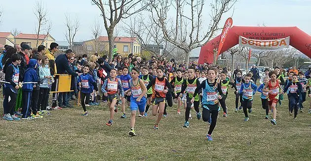 Categoria benjamí del Cros Ciutat de Mollerussa, memorial Josep Ignasi Culleré.