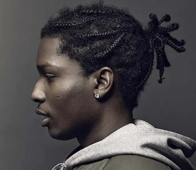 El músic novaiorquès estrella del hip hop mundial A $ AP Roky en el Festival Sónar 2015.