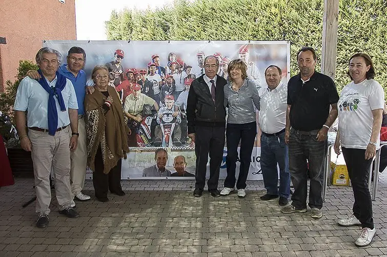 El representants de la família Pujol, de la fundació i del Golf Urgell.