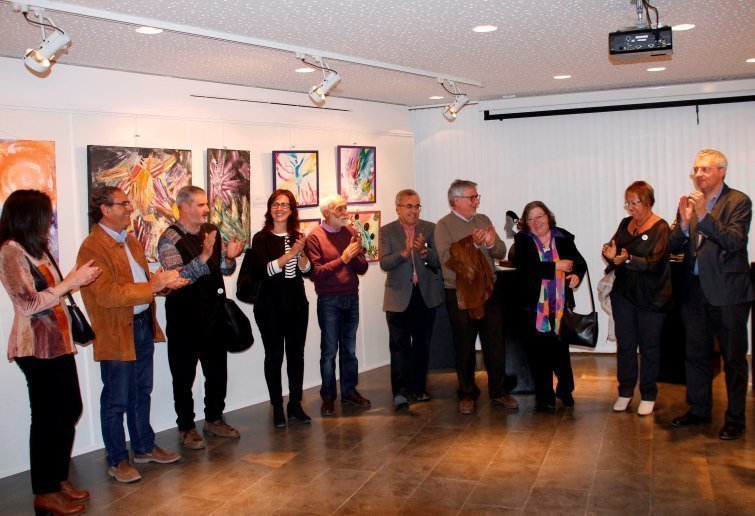 Inauguració exposició Creativitat i Salut Mental a les Borges (14-04-2015)