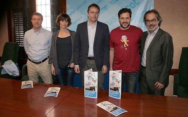 Àlex Català, Raquel Batlle, Marc Solsona, Xavier Ayala i Xavier Agell.